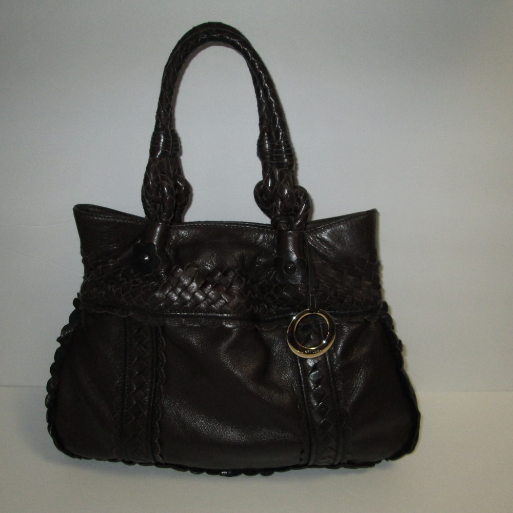 Elliott Lucca Brown Leather Tote - Picture 2 of 8